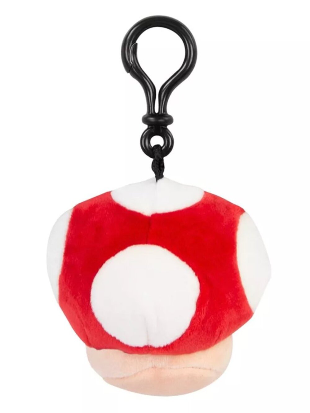 SUPER MARIO Club Mocchi Mushroom Plush Clip-On Keychain NEW - Picture 3 of 4
